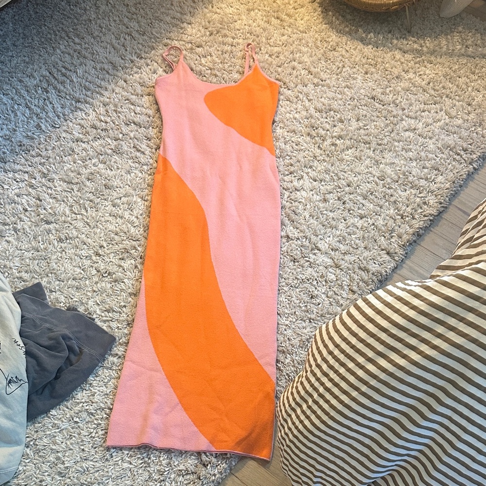 Colorful Sleeveless Maxi Dress